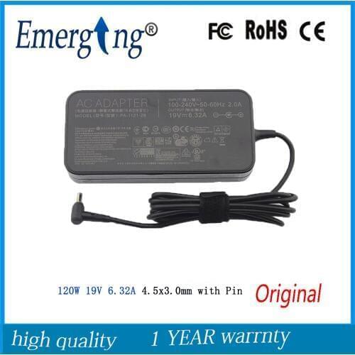 19V 6.32A 4.5*3.0mm with pin 120W New Slim AC Original Laptop Adapter For ASUS FX50J N56VA550J