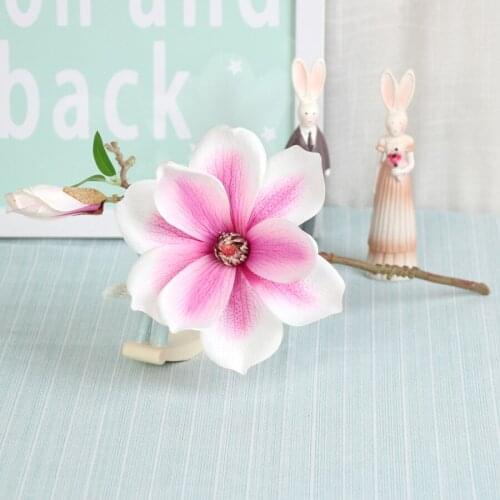 5pcs/lot Artificial silk flower orchid branch mini magnolia fake flower wedding decoration living room farmhouse home decoration