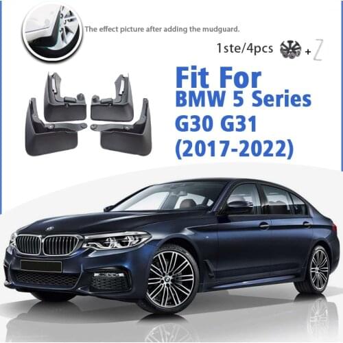 Mudguard For BMW 5 Series G30 G31 2017-2022 Front Rear 4pcs Mudflaps Mudguards Car Accessories Auto Styline Splash Guard Fender
