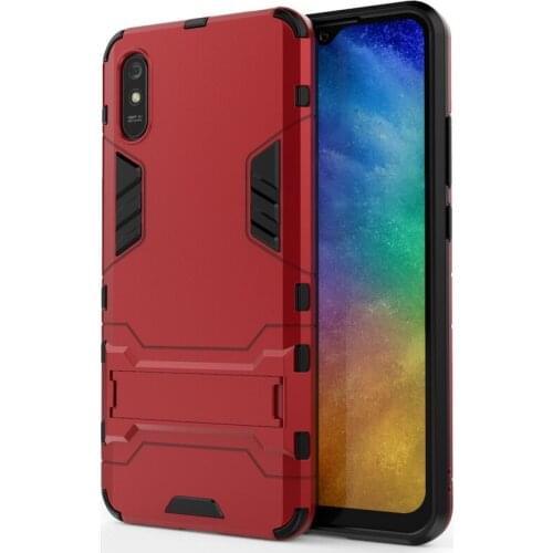 Hybrid Armor Case For Xiami Redmi 9A case Redmi 9C with stand Protect Phone Cover For Redmi Note 9 pro Max 9S 8 8T Redmi 9 8A 8