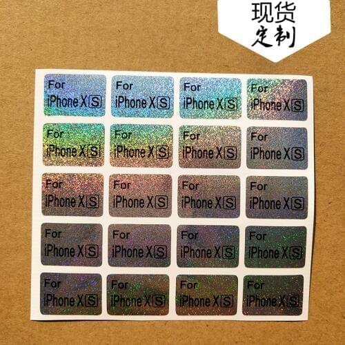 Laser label phone model label sticker sticker label logo brand customization 100pcs/lot