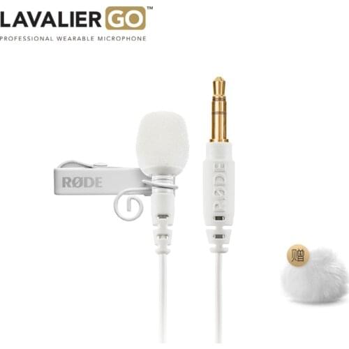 RODE Rod Lavalier GO Lavalier Wheat White Wireless GO Wireless Microphone Chest Wheat Line Microphone
