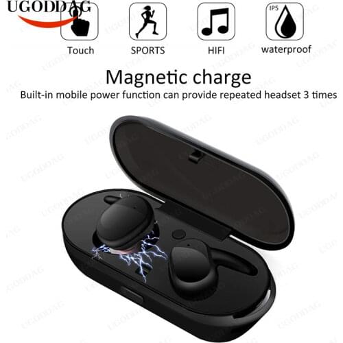 NEW TWS Wireless Blutooth 5.0 Earphone Noise Cancelling Headset 3D Stereo Sound Music In-ear Earbuds For Android Ios smart phone