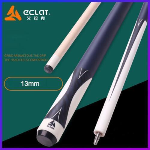 ECLAT New Handmade Pool Cues Billiard 13mm Tip Chinese Black 8 Frosted Wrap