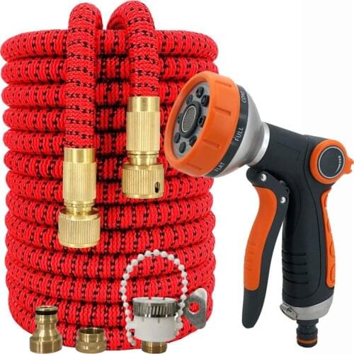 Selling Garden Watering Hose Telescopic Magic Garden Hose Adjustable Water Gun EU High Pressure Car Wash Nozzle Hose For Garden
