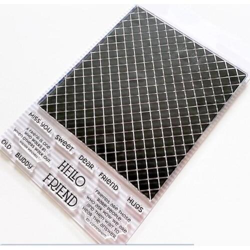 Background Transparent Clear Silicone Stamp Seal DIY Scrapbooking photo Album Decorative C0682