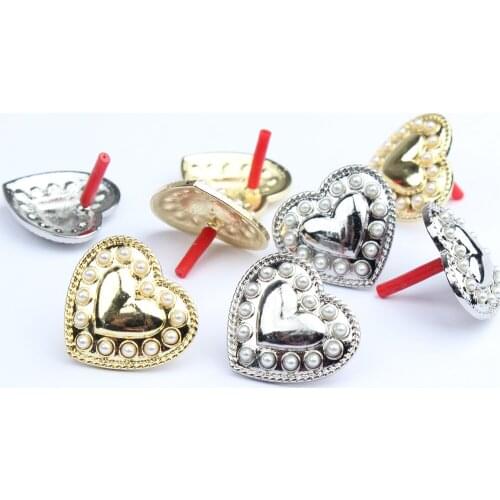 Zinc Alloy Heart DIY Earrings Jewelry Findings Making Accessories 6pcs/lot 23mm Bulk Items Wholesale Lots Nickel Free