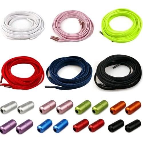 Women Men Shoelaces for Shoes Fashion Elastic Laces for Kid New Portable Unisex 12 Colors Shoelace Without Tie Shoe Accessories