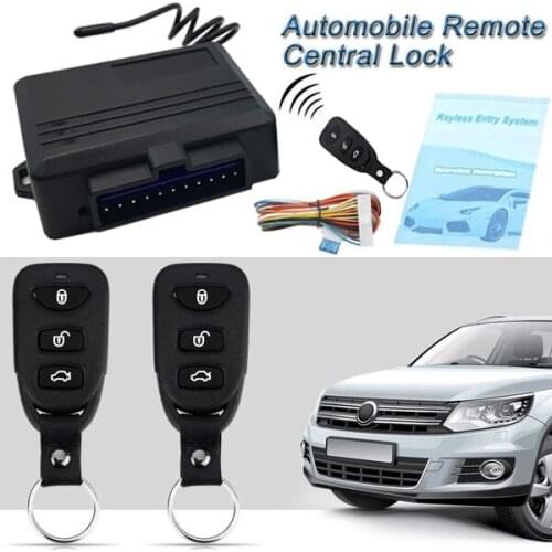 Universal Car Remote Control Central Door Locking Keyless Entry System Kit
