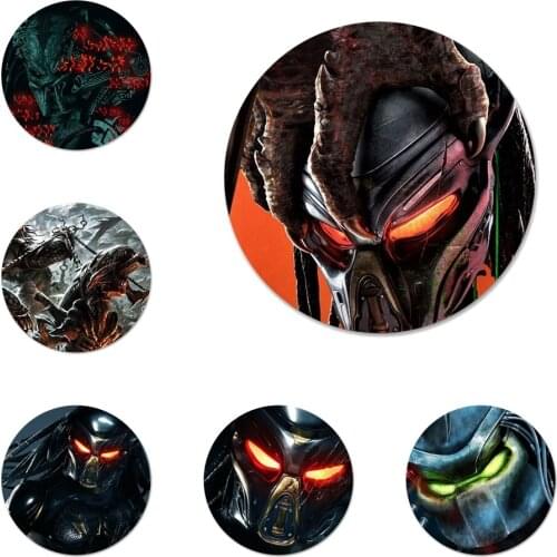 Xenomorph Aliens predator Badge Brooch Pin Accessories For Clothes Backpack Decoration gift