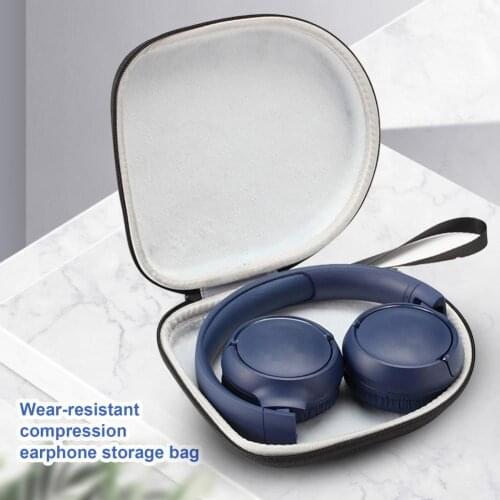 Protective Pouch Pressure-resistant Dust-proof Sports Headphone Storage Pouch with Hand Strap for JBL T510BT Dropshipping