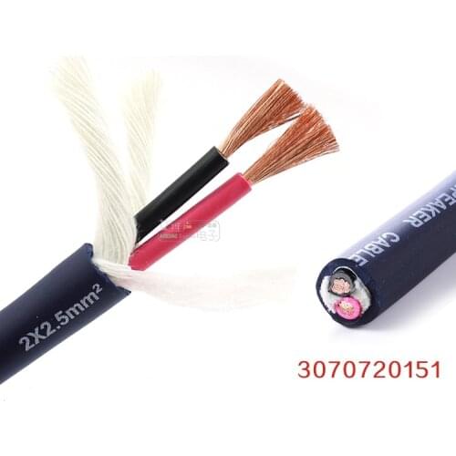 1 meter Taiwan SREXACT 2x2.5 square audio cable speaker horn cable sheath ofc oxygen-free copper for stage mobile performance