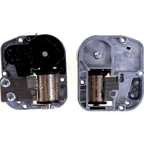 1Pc Screws Key Mechanical DIY Windup Music Box Musical Movement Home Decor Silver Approx 50g Craft Decoration