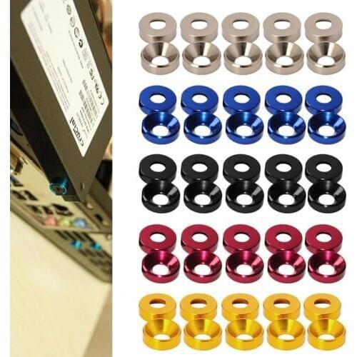 10 pcs Aluminum Alloy M3 Anodized Countersunk Head Bolt Washers Gasket