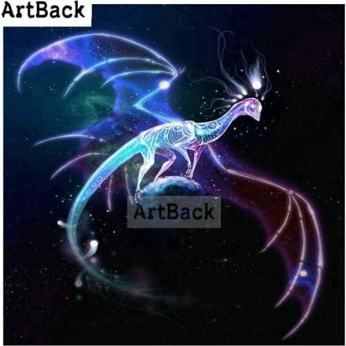 5d diamond painting dragon picture diy full square / round diamond mosaic 3d embroidery living room decoration