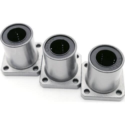 6pcs/lot free shipping LMK6UU LMK8UU LMK6LUU LMK8LUU flange linear bearing CNC Linear Bush for 3D printer part linear shaft