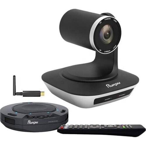 Factory Price Camera Conference 3X Zoom Wireless Cascading omnidirectional microphone HD 1080P Video Conference Equipment