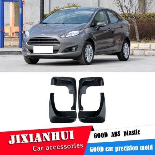 For Ford Fiesta 2013-2019 Mudflaps Splash Guards Front With the color and rear Mud Flap Mudguards Fender Modified special