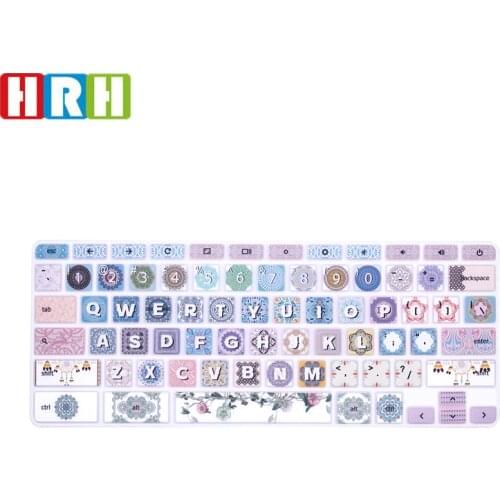 HRH High Quality Ultra-thin Durable English Silicone Laptop Keyboard Skin Cover For Samsung Chromebook 4 3 XE310XBA XE500C13