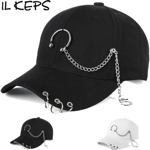 IL KEPS Mens Baseball Cap Hoop Buckle Cap ladies hat Sun Hat Hip-hop Cool Pop Girl 2020 New Hat Popular Japan Korea