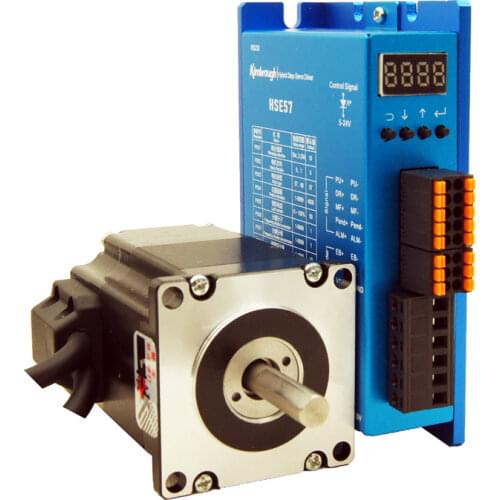 Nema 23 1.3N.m Closed Loop Stepper Motor kits 186Oz-in 57HSE56 and driver HSE57 2Phase Stepper Motor and drivers