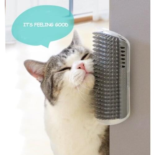 LSize Cats Brush Corner Cat Massage Self Groomer Comb Brush Cat Rubs the Face with a Tickling Comb Cat Product Dropshipping