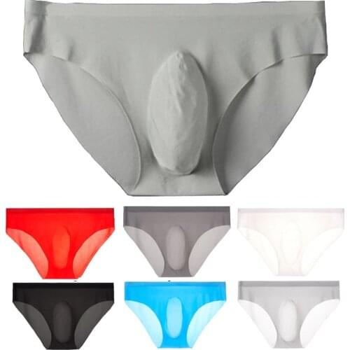 LuFansBeey Mens Silk Briefs