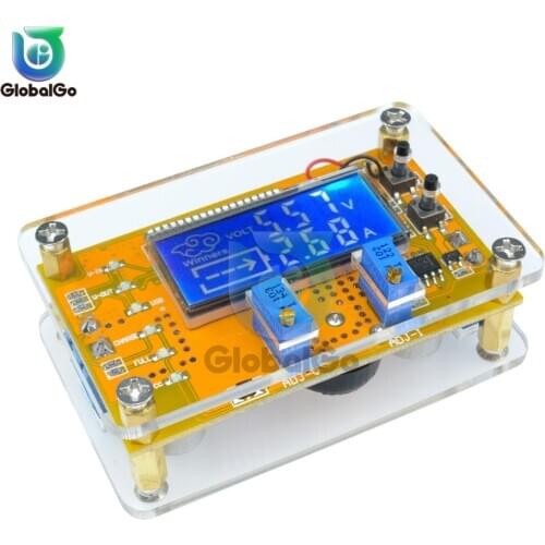 Step Down Buck Converter DC-DC 5-36v to 1.25-32v Voltage Current LCD Digital Display Adjustable Buck Power Supply Driver Charge