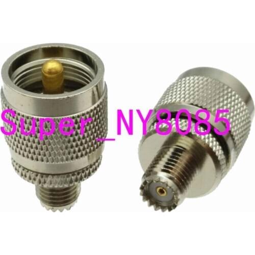 10pcs Adapter PL259 UHF plug male to mini UHF female RF connector