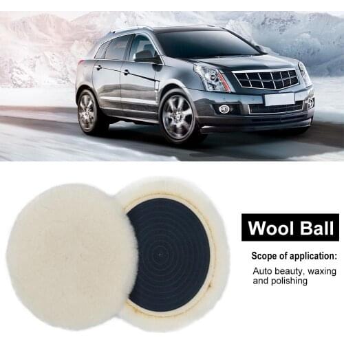 Wool Ball Polishing Plate Car Polishing Waxing Wool Wheel Self-adhesive Flocking Wool Felt 5'' 125mm Car Wash & Maintenance