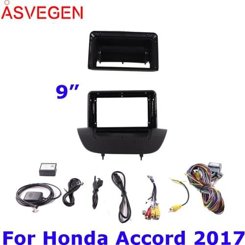 Car Radio Fascia Frame For Honda Accord 2017 Car Dvd Frame Install Panel Dash Mount Installation Dashboard