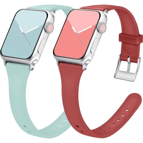 Sport Bands Compatible with Apple Watch 40mm 38mm iWatch SE & Series 6 & Series 5 4 3 2 1 for Women Men Watch strap 44mm 42mm