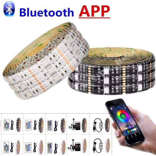 Christmas USB LED strip Light Waterproof LED Lights 5V RGB 5050SMD For room decoration TV Background Lighting Bluetooth control