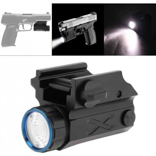 SecurityIng 500 Lumens XP-L HI LED Tactical Mini Flashlight G03s Support CR123A Battery for Hunting/Hiking/Camping