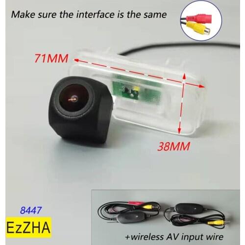 Fisheye light HD Dynamic Trajectory Wireless Car Rear View Backup Parking Camera For Toyota Land Cruiser 200 LC200 2019 2020