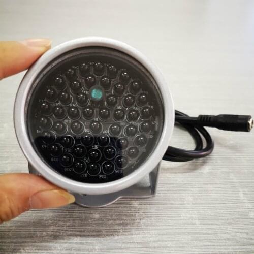 Outdoor mini DC12V 940nm Invisible IR LED Infrared Light Illuminator Small Metal case 48pcs IR LEDs night vision cctv fill light