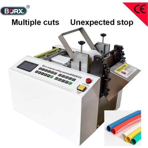 High speed Automatic computer heat shrinkable tube silicone plastic hose cutting machine nylon pipe cutter