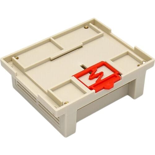 1Piece Enclosures For Electronics Abs Electronics Project Enclosure Din Rail Junction Housing Case Wall Mount Clip