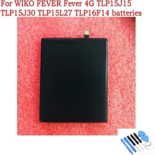100% NEW Original 2900mAh battery For Wiko Fever 4G TLP15J15 TLP15J30 TLP15L27 TLP16F14 Mobile phone