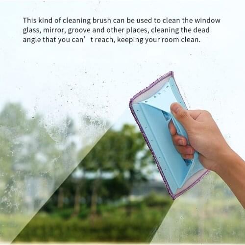2021 Window Groove Cleaning Cloth Window Cleaning Brush Windows Slot Cleaner Brush Clean Window Slot Clean Tool