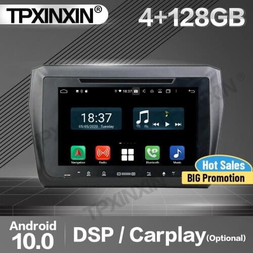 4+128G Carplay Car Radio 2 Din Stereo Receiver Android For Suzuki Swift 2017 2018 2019 GPS Navi Player Audio Recorder Head Unit