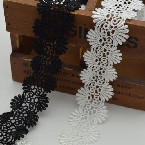 43yards Venise Lace trim wedding DIY crafted sewing white and pink 4.5cm TWO colors