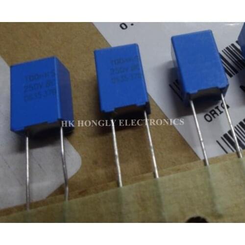 50PCS 100n K MKT370 0.1UF 250V 100NF U1 104 P=5MM FILM CAPACITOR
