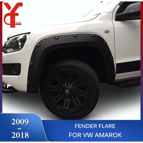 9Inch Fender Flare Car Accessories Mudguard For Volkswagen Amarok 2009 2010 2011 2012 2013 2014 2015 2016 2017 2018 Double Cabin