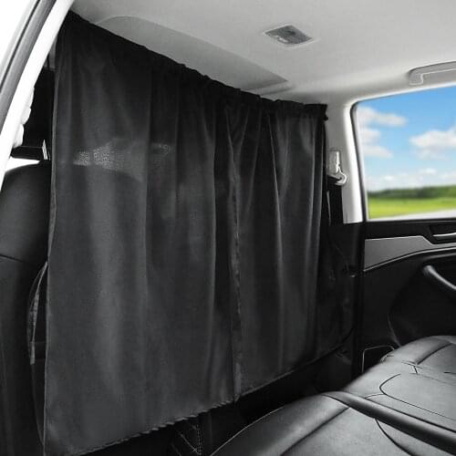 Car Divider Curtains Travel Sun Shade-Privacy Car Privacy Partition Curtain Detachable Night Camping Car Window Curtains Coche