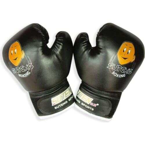 Children Cartoon Punching Bag Sparring Boxing Gloves Training Fight Age 3-12