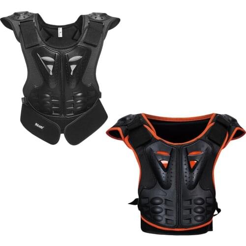 Kid Chest Protector Bike Motorcycle Skating Protective Armor Youth Riding Cycling Skating Vest Jacket Back Guard for Cycling