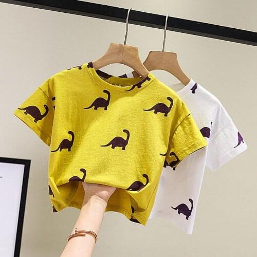 Boy Tshirts Short sleeve kids summer clothes children t-shirts for baby boys t shirts toddlers 80~140