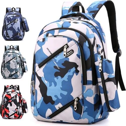 JCHENSJ Camouflage 15.6" Laptop Backpack For Men Waterproof Nylon Travel Working Mens Backpack College School Boys Backpack Bag