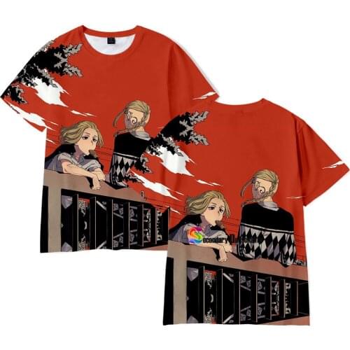 Anime Tokyo Revengers 3D Fashion Design Cosplay Costume T-Shirt Cartoon Boys Girls Short Sleeves Kid Adult Streetwear Summer Top